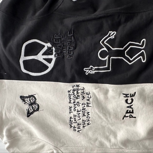 CHNGE Cream Hoodie with Red Tag - Picture 3 of 5